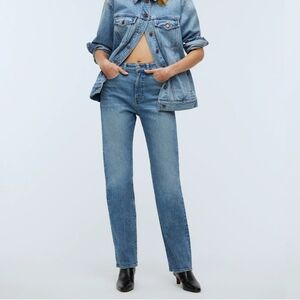 Madewell The '90s Straight Jean Rondell Wash 30